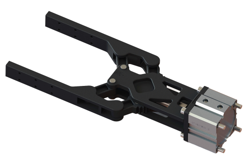 重型平行鍛造夾爪-D100